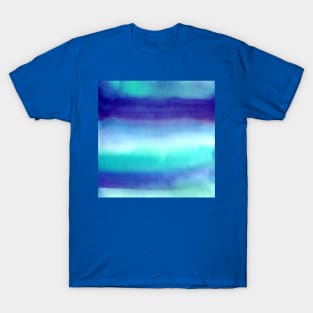 Blue Blended Stripes T-Shirt